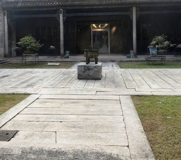 数字化复原画面 · 宗祠天井